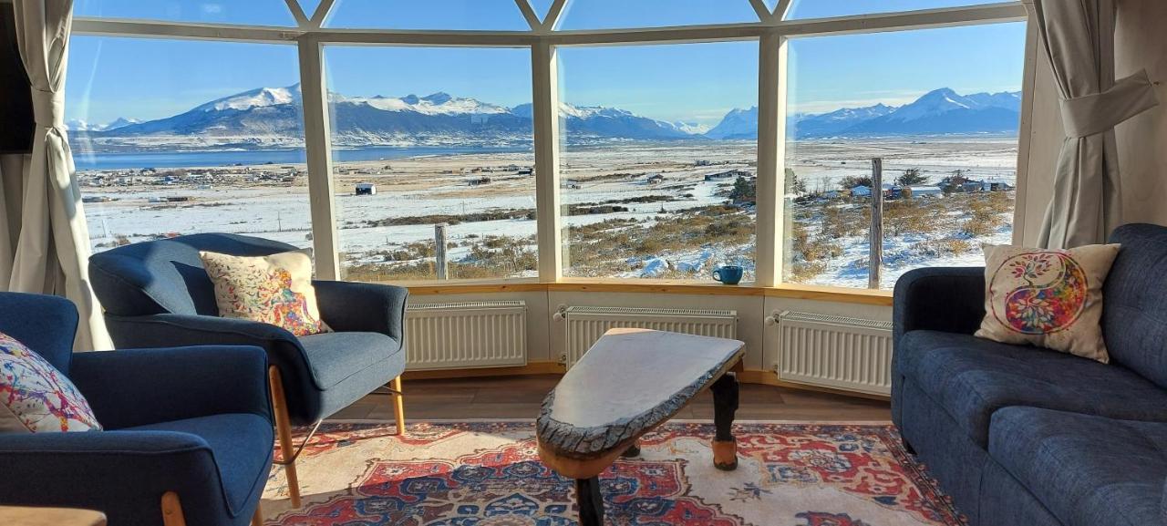 Dome With Stunning Glacier & Mountain Views Puerto Natales Exterior foto